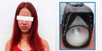 Con todo y su gran bocina arrestan a señora por poner sus ‘cumbiones’ a todo volumen en Escobedo, Nuevo León